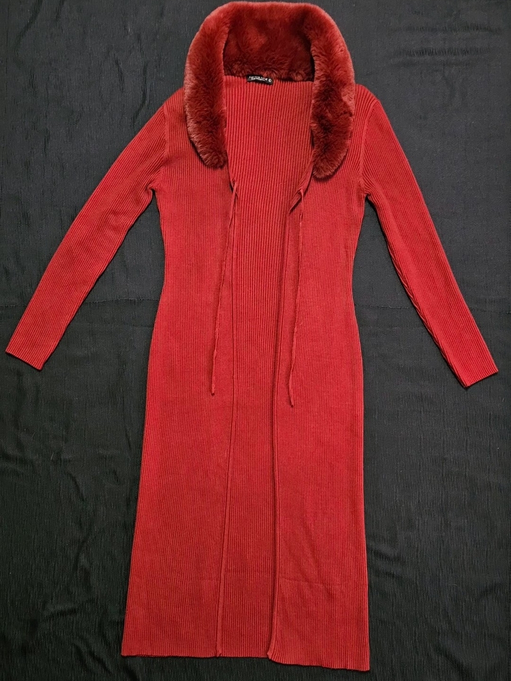 Emerson Lang Long Knit Cardigan Coat Size L